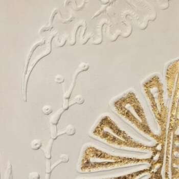 Texture & Gold-leaf on Canvas